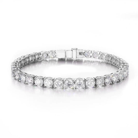 Lab-Grown Diamond Round Cut Bracelet  in platiunm