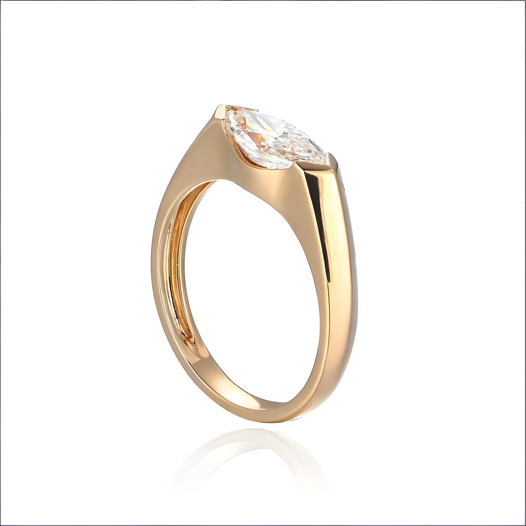 Lab-Grown Diamond Marquise Cut Ring(1 CT)